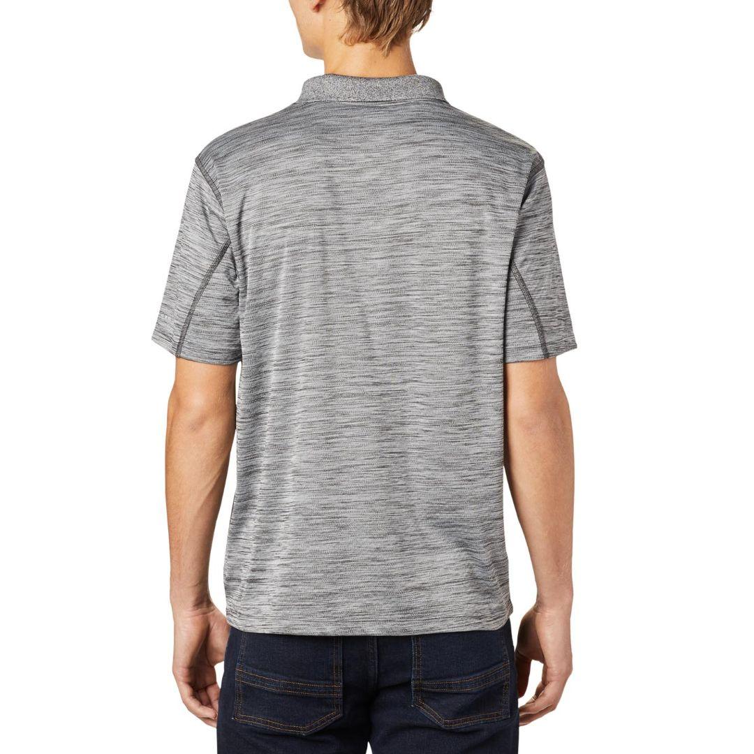 Columbia Men Black Zero Rules Polo Shirt (Sun Protection)