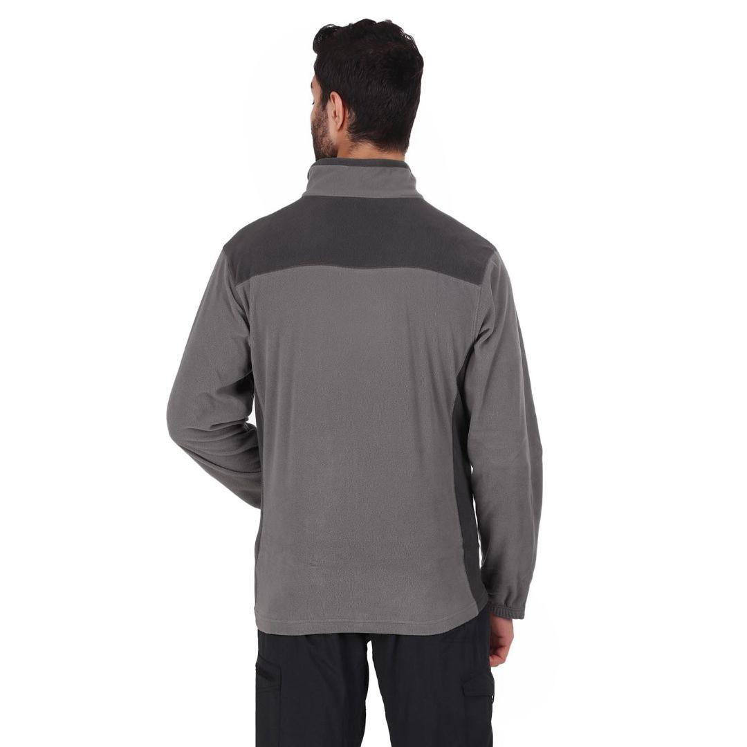 Columbia Men Grey Klamath Range Full Zip (Sun Protection)