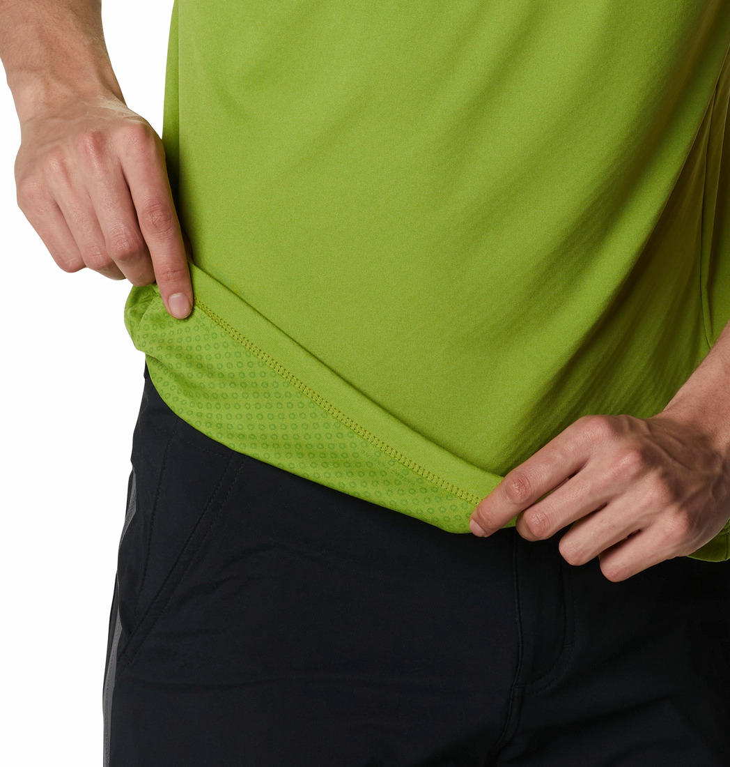 Columbia Men Green Zero Rules Short Sleeve Graphic Shirt (Sun Protection)