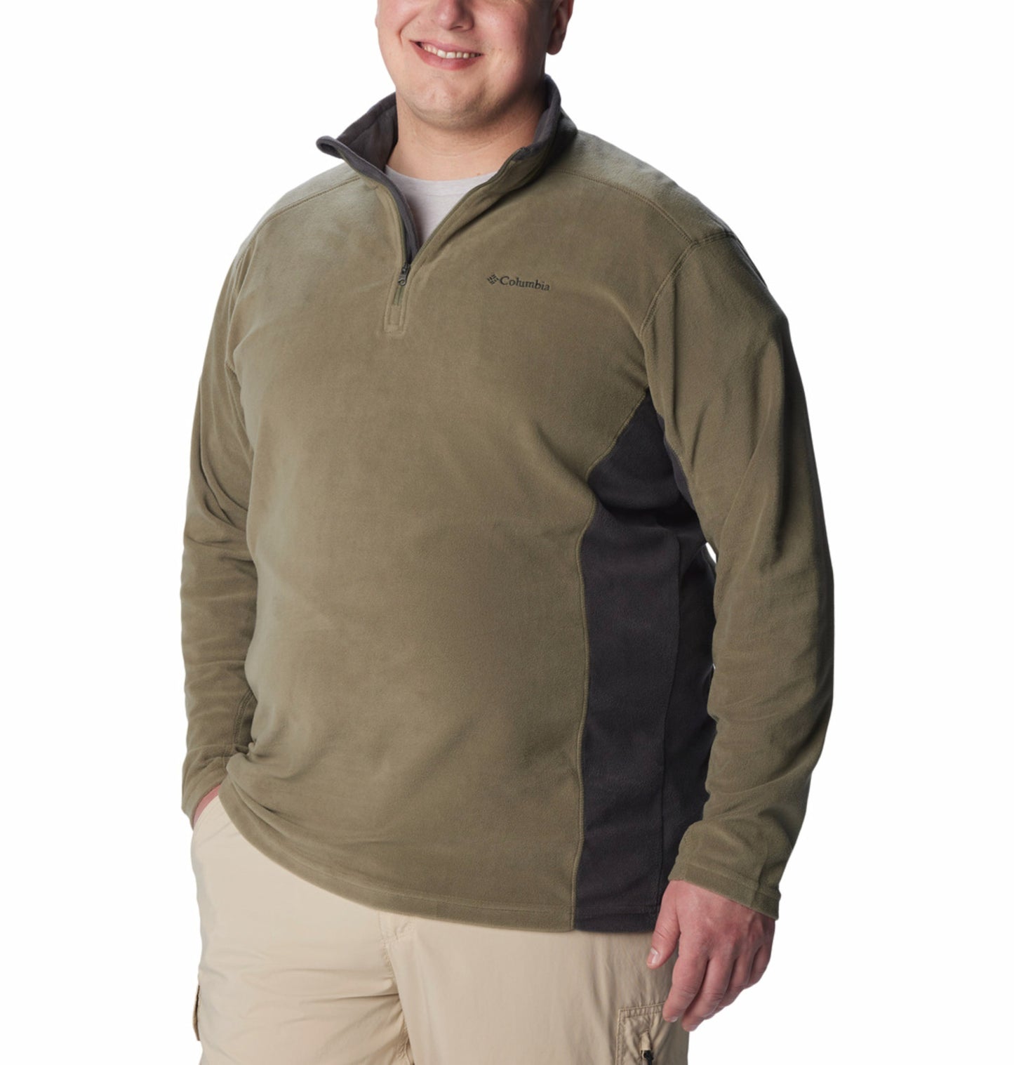 Columbia Men Olive Green Klamath Range II Pullover