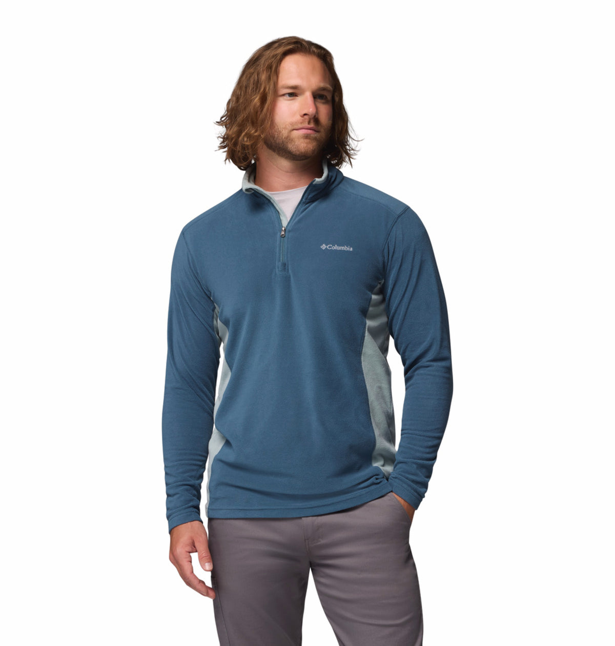 Columbia Men Blue Klamath Range II Pullover