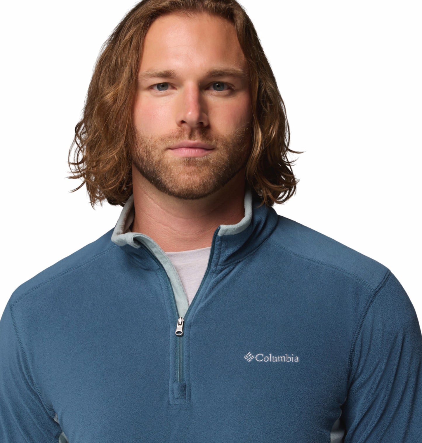Columbia Men Blue Klamath Range II Pullover