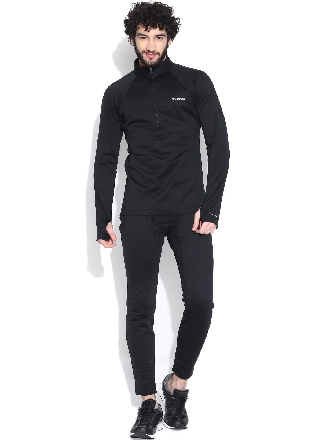 Columbia Men Black Extreme Fleece II Long Sleeve Half Zip (Non Returnable)