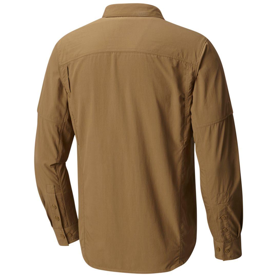 Columbia Men Brown Silver Ridge Short Sleeve Shirt (Sun Protection)