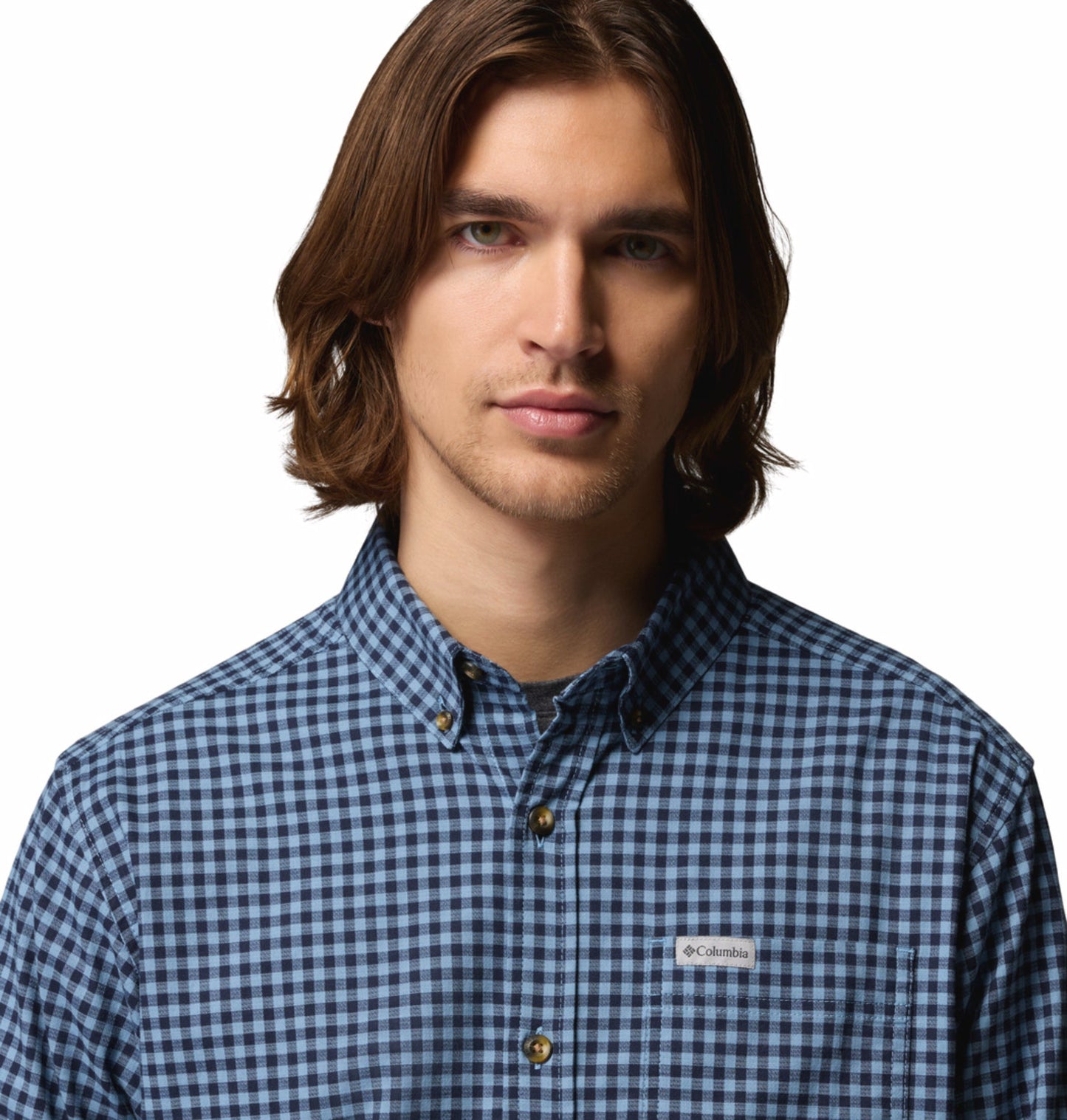 men blue rapid rivers ii long sleeve shirt