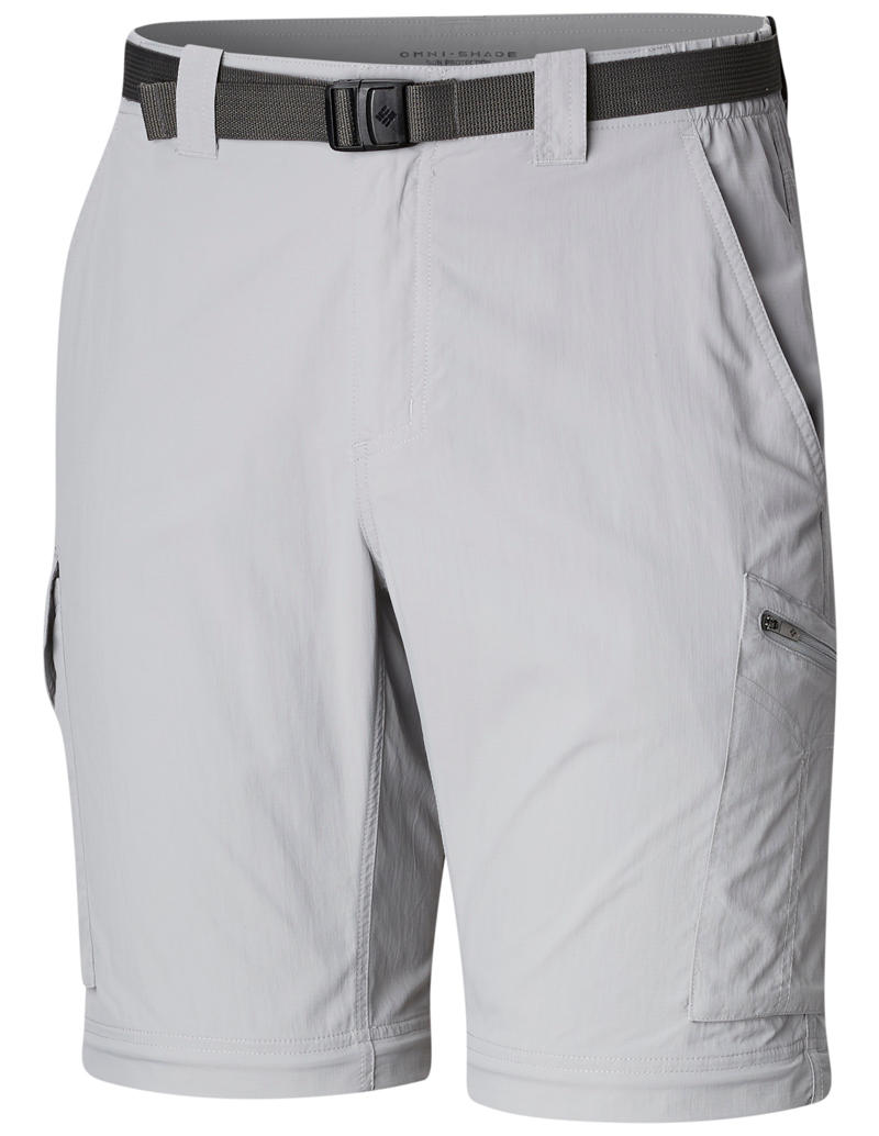 Columbia Men Grey Silver Ridge Convertible Pant (Sun Protection)