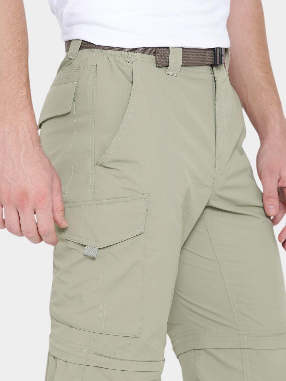 Columbia Men Beige Omni-Wick Silver Ridge Convertible Pant