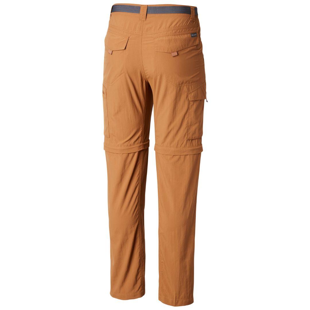 Columbia Men Brown Silver Ridge Convertible Pant (Sun Protection)