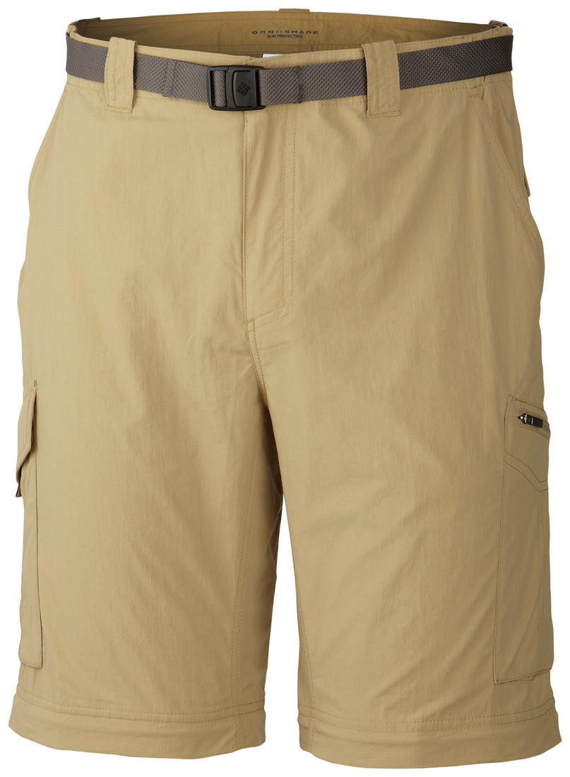 Columbia Men Brown Silver Ridge Convertible Pant (Sun Protection)