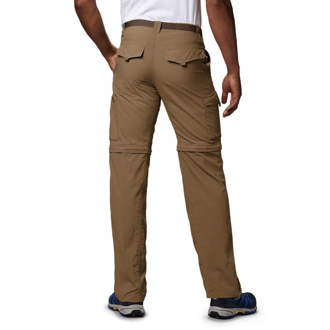 Columbia Men Brown Silver Ridge Convertible Pant (Sun Protection)