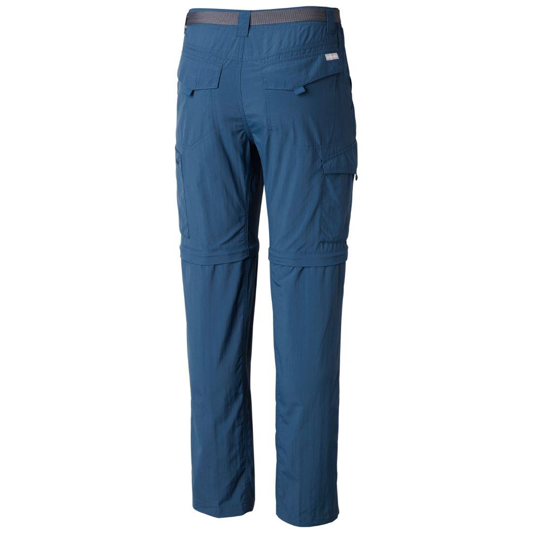 Columbia Men Blue Silver Ridge Convertible Pant (Sun Protection)