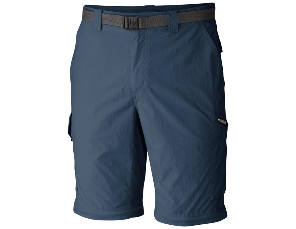 Columbia Men Purple Silver Ridge Convertible Pant (Sun Protection)