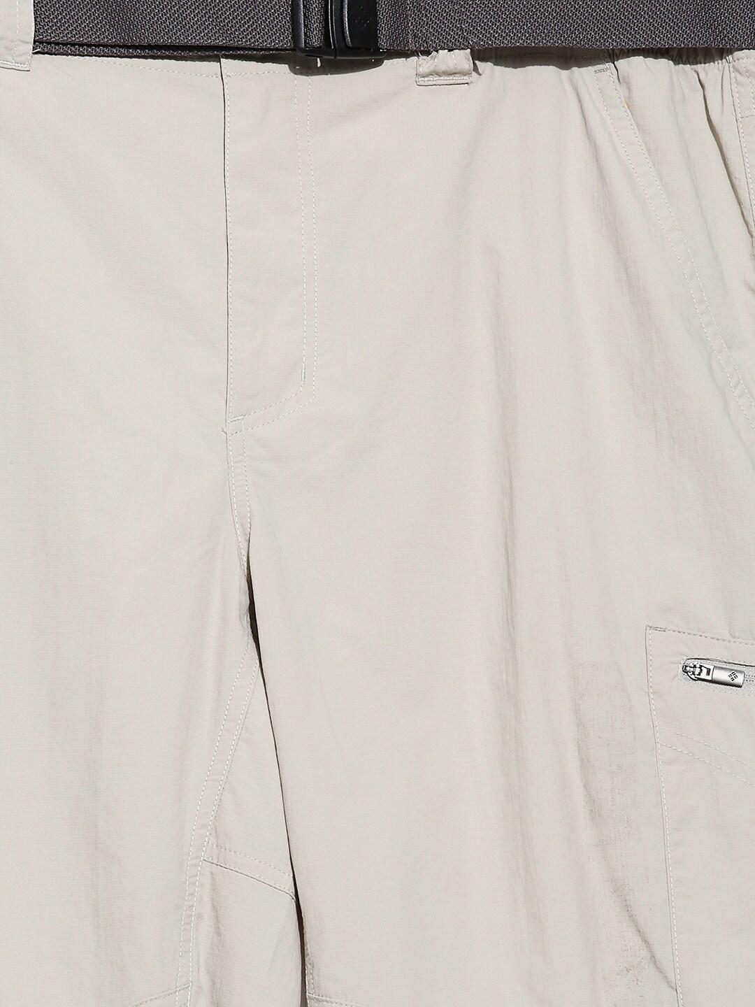 Columbia Men Beige Omni-Wick Silver Ridge Cargo Pant
