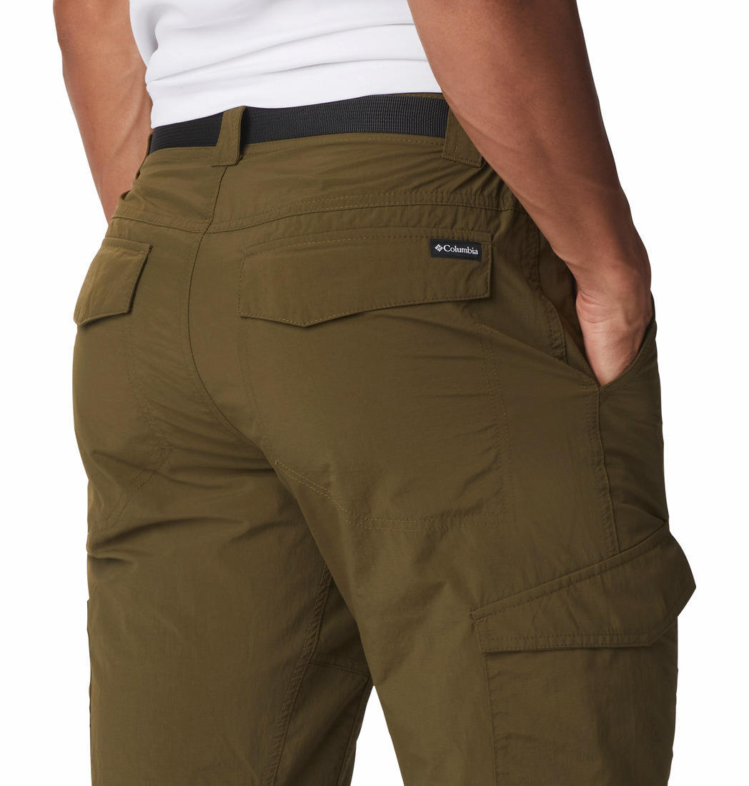 Columbia Men Green Silver Ridge Cargo Pant (Sun Protection)
