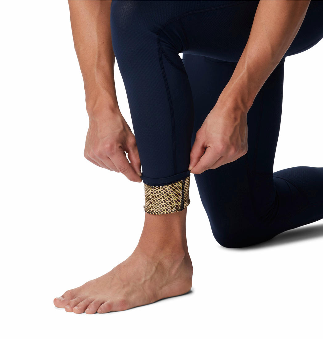 A Men Wearing Columbia Men Blue M Omni-Heat Infinity Tight (Non Returnable)