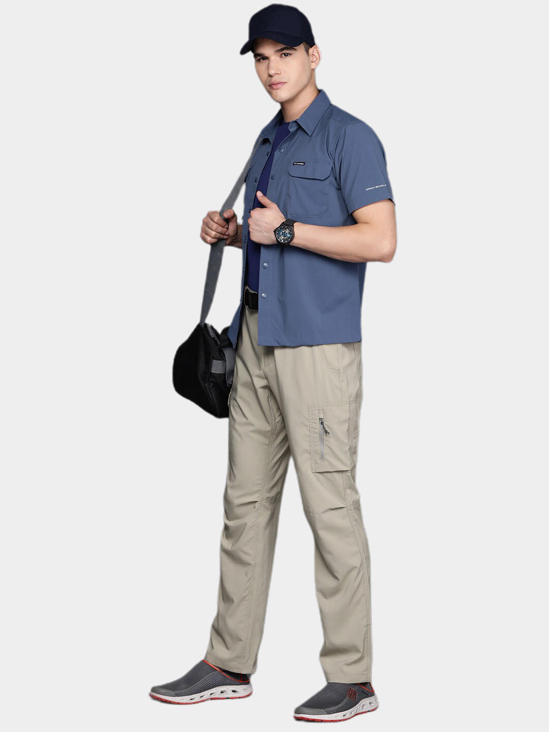 Columbia Men Beige Omni-Shade Silver Ridge Utility Pant (Sun Protection)