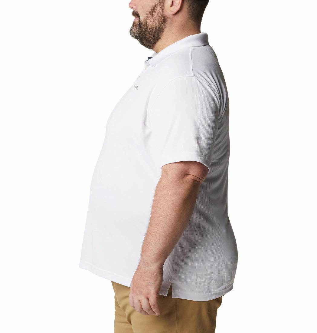 Columbia Men's White Utilizer Polo Shirt Featuring Sun Protection Technology
