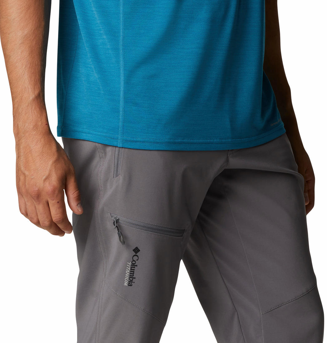 Columbia Men Grey Omni-Shield M Titan Pass Pant
