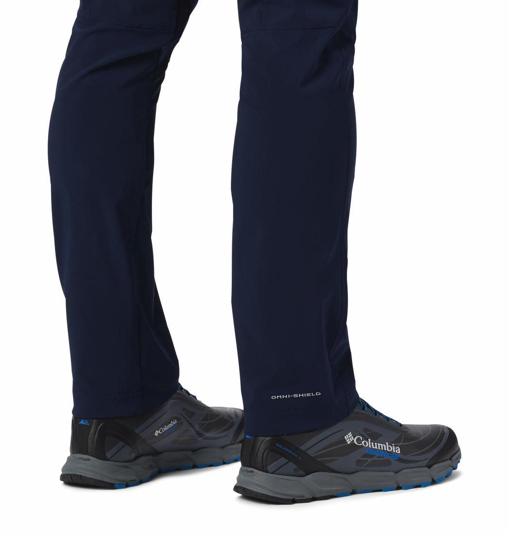 Columbia Men Blue M Titan Pass Pant (Sun Protection)