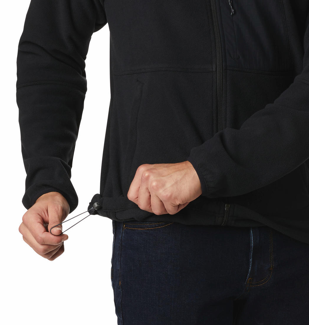 Columbia Men Black Rapid Expedition Full Zip Fleece