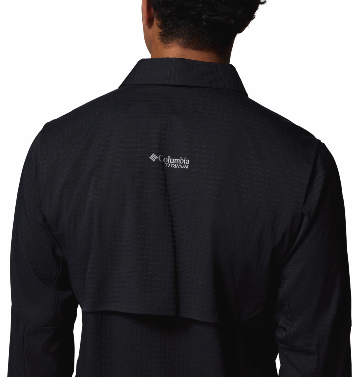 Columbia Men Black Omni-Freeze Ridge Ascent Long Sleeve Shirt