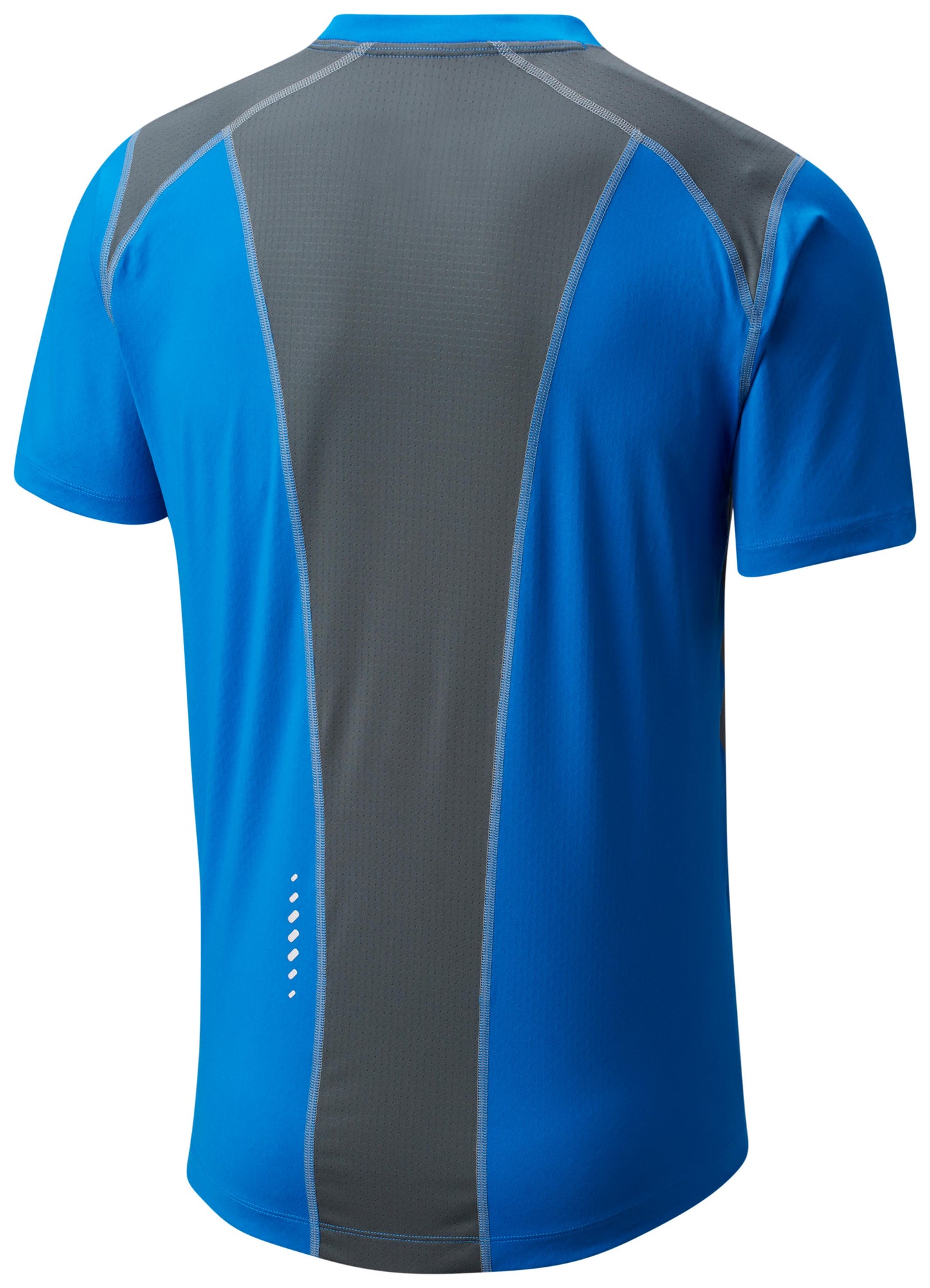 Columbia Men Blue Freeze Degree II Short Sleeve Shirt (Sun Protection)