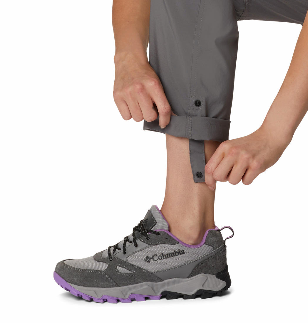 Columbia Women Grey Omni-Shade Silver Ridge Utility Convertible Pant (Sun Protection)