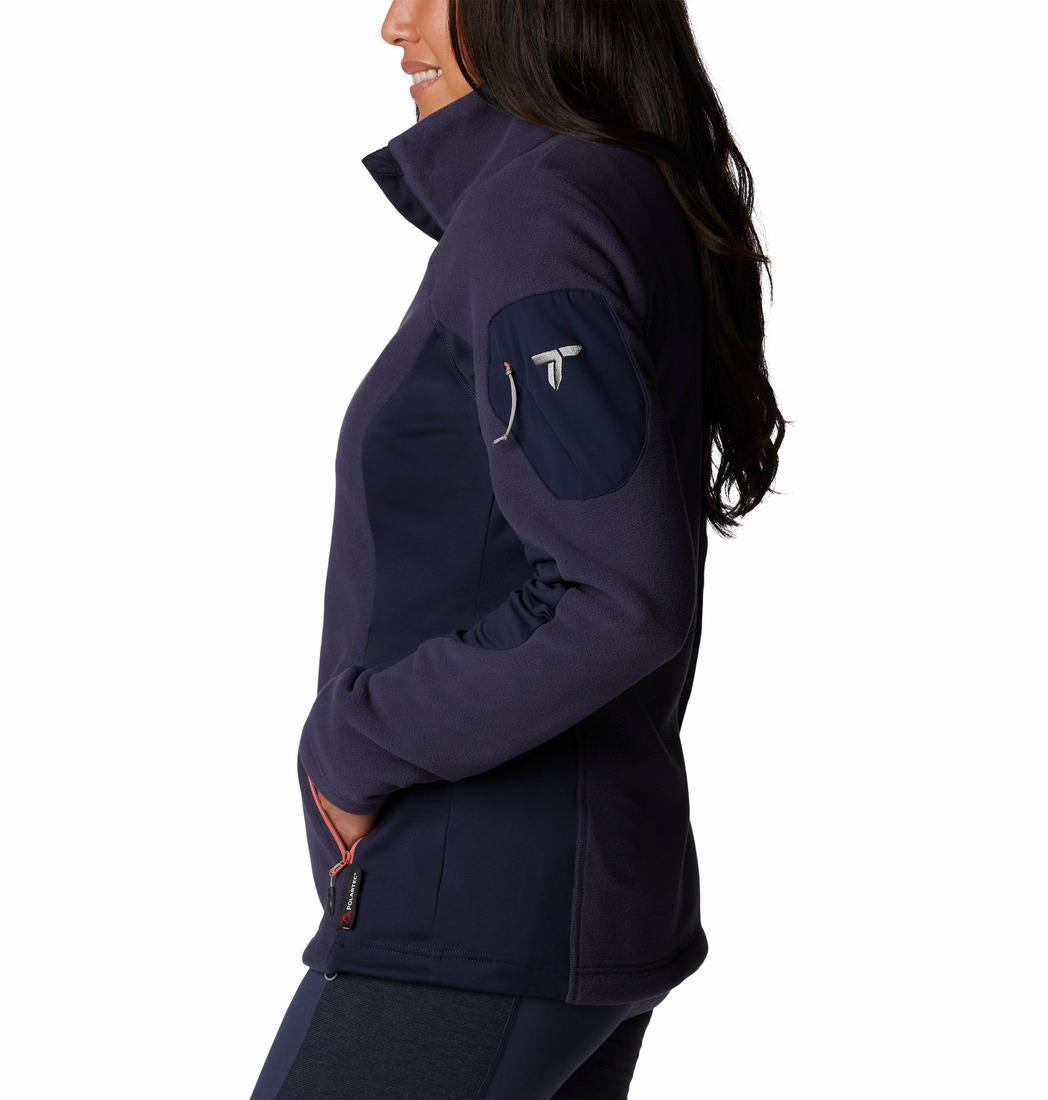 Columbia Women Navy Blue Titan Pass II Fleece