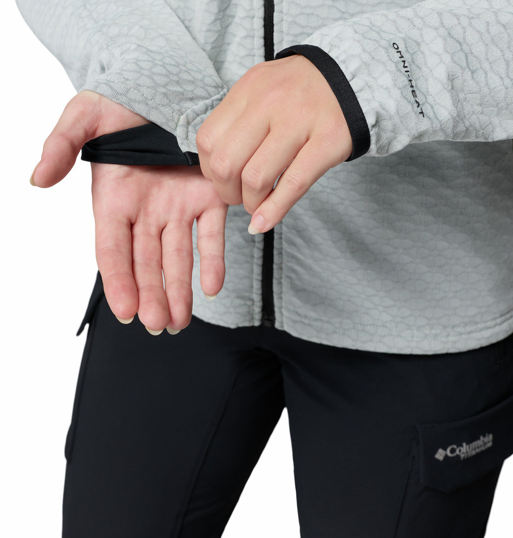 Columbia Women Green Omni-Heat Arctic Arctic Crest Fleece Jacket