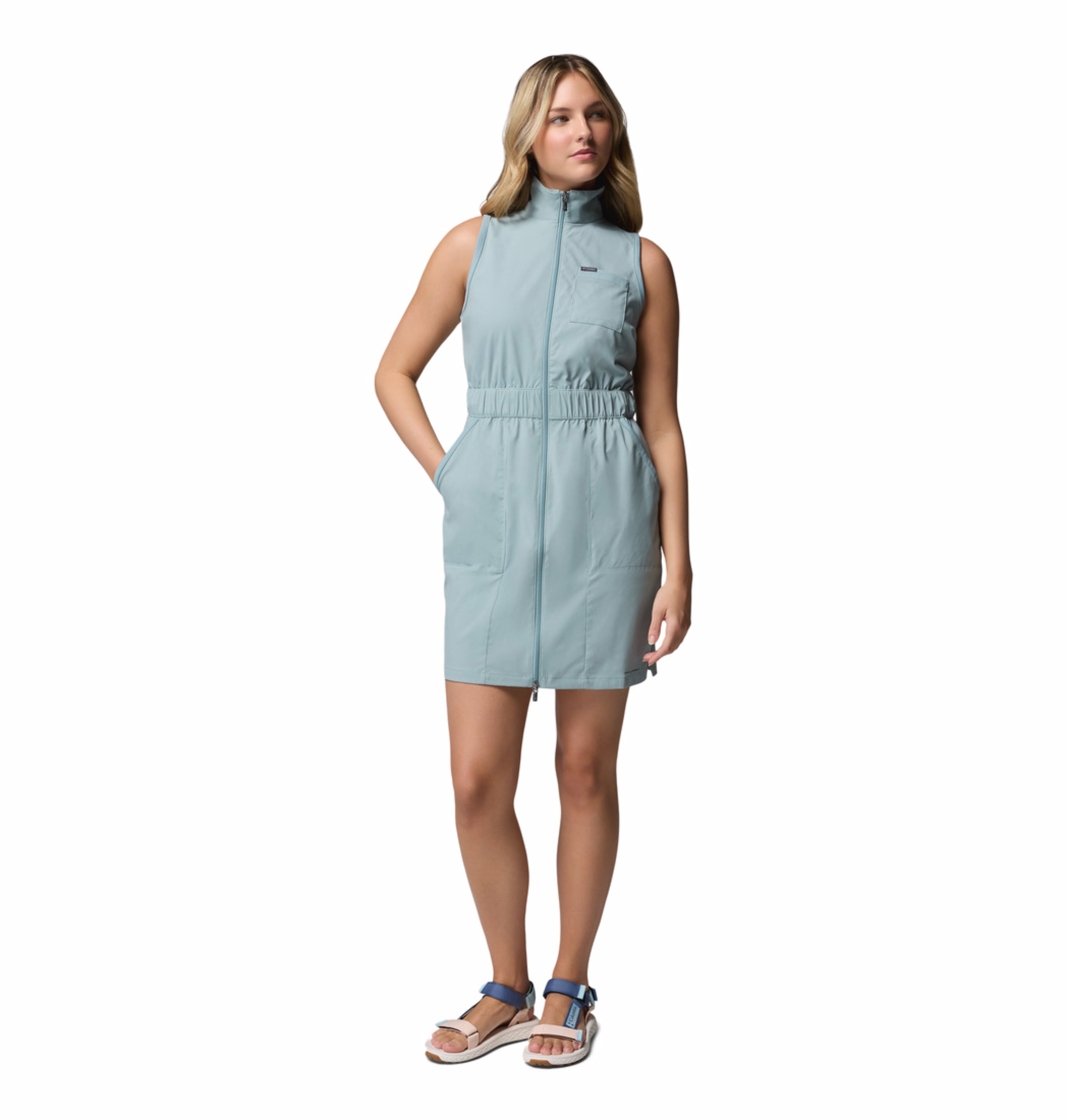 Columbia Women Blue Omni-Shade Leslie Falls II Dress – Columbia Sportswear