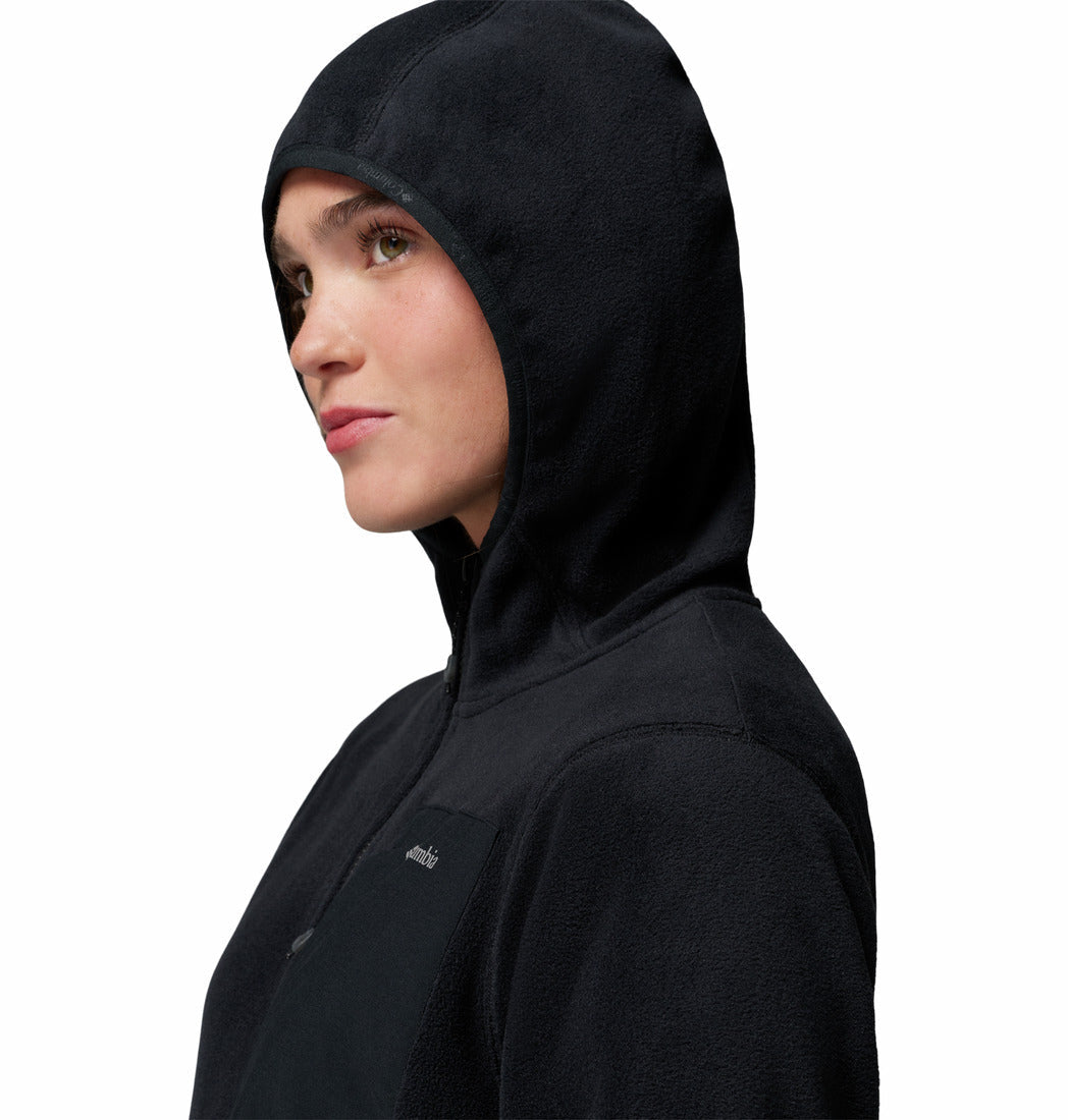 Columbia Women Black MTR Pacific Arch 200 Fleece Jacket