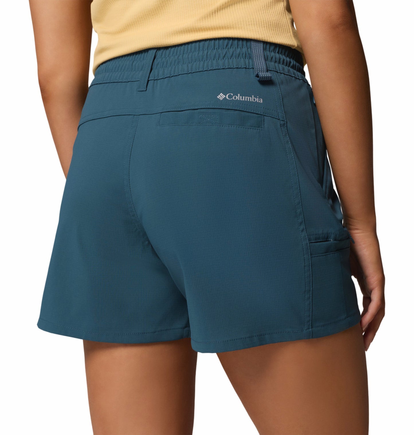 Columbia Women Blue Omni-Shield Weekend Rays Short