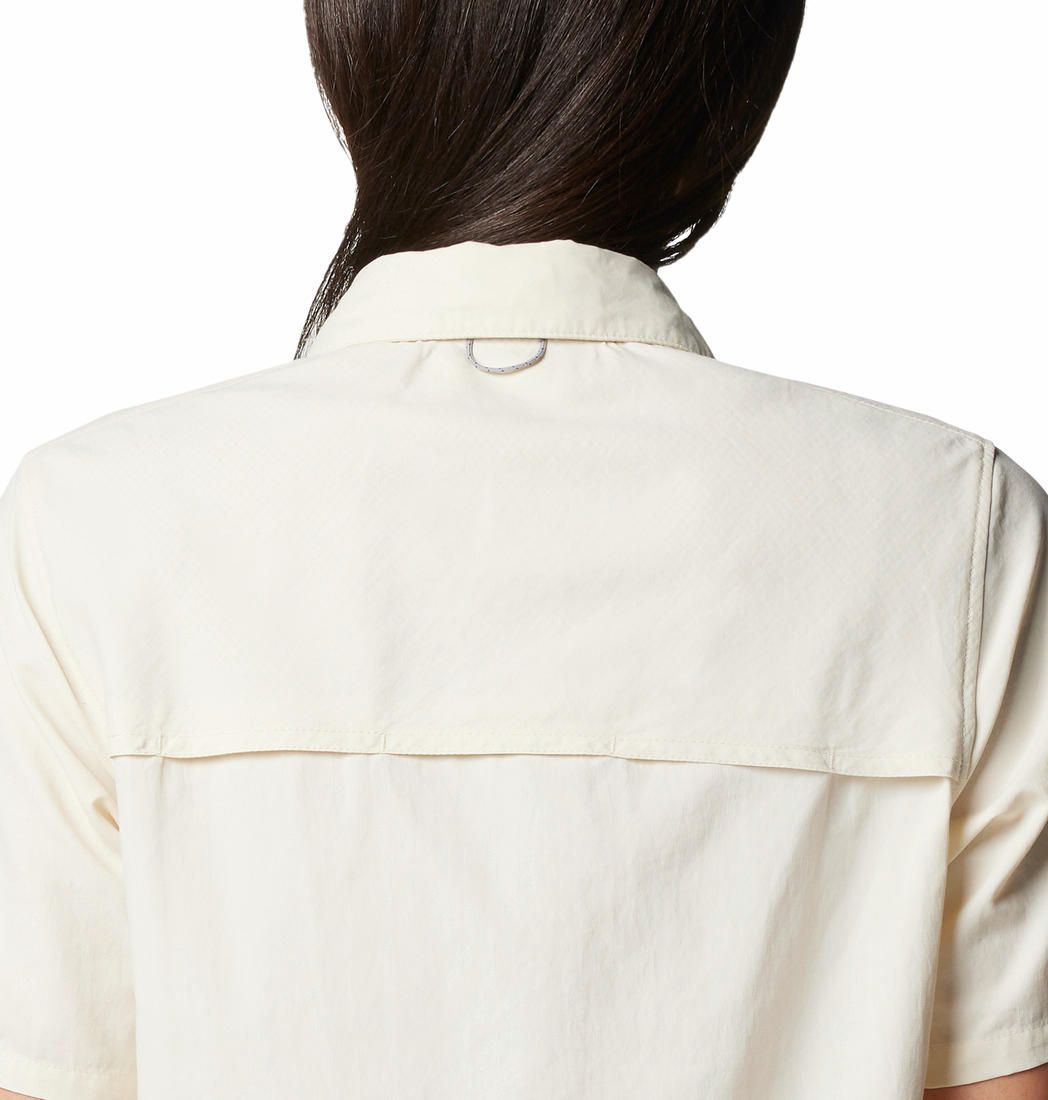 Columbia Women's White Omni-Shade Silver Ridge 3.0 Shirt with Sun Protection
