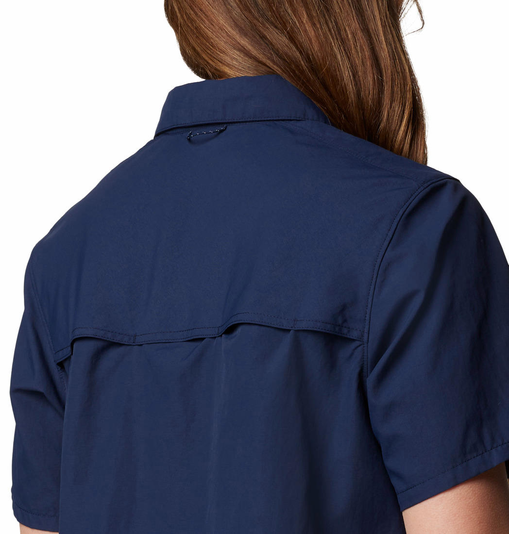 Columbia Women's Navy Blue Omni-Shade Silver Ridge 3.0 Sun Protection Shirt