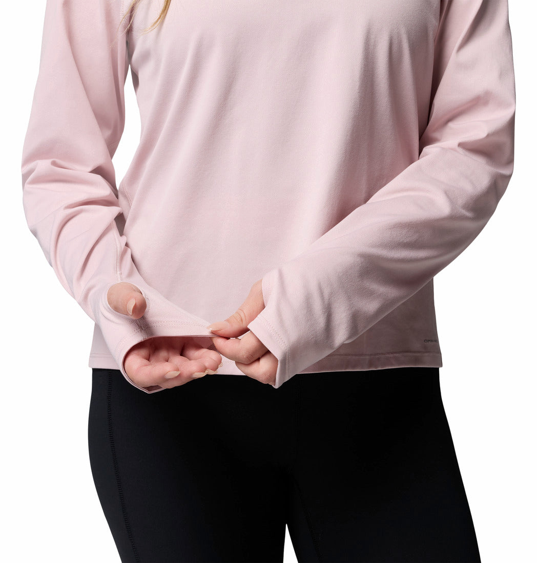 Columbia Women Pink Omni-Shade Seeker Legend II Tshirt