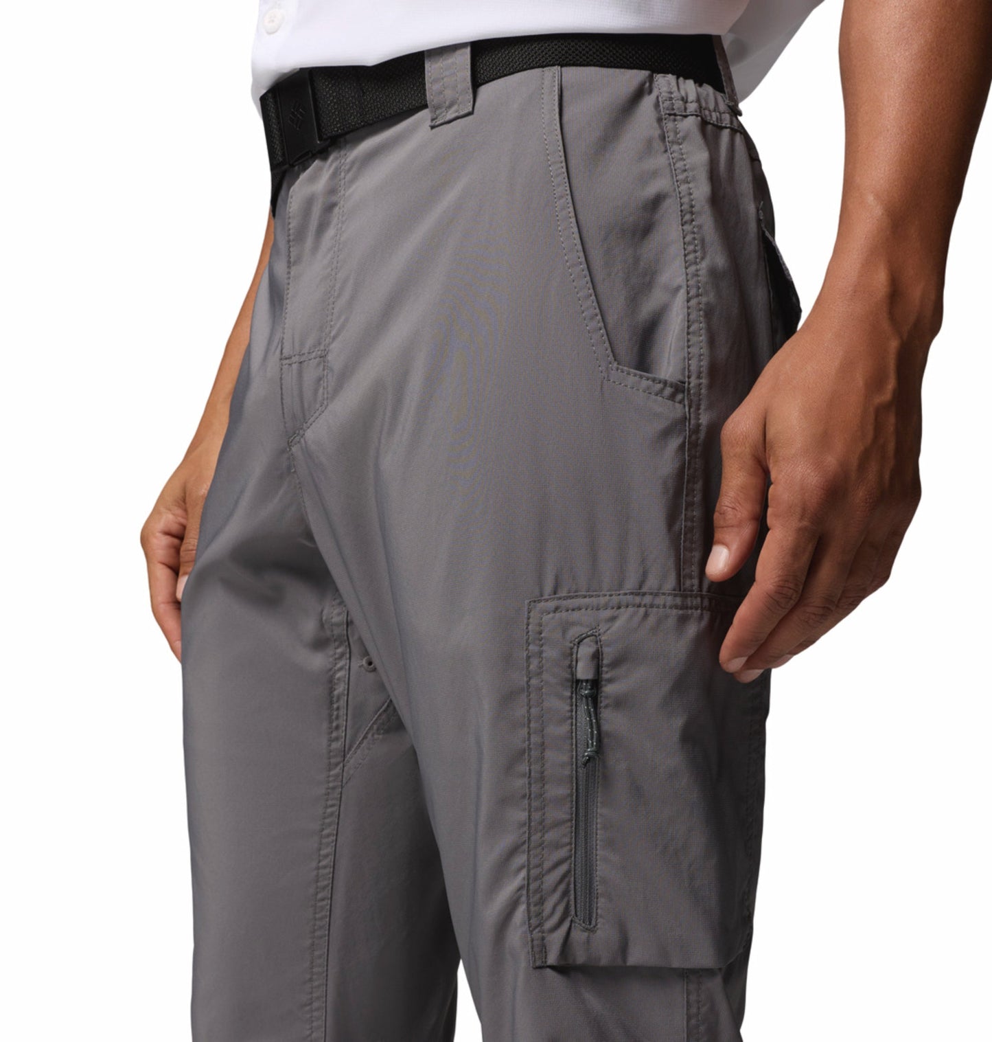 men grey omni shade silver ridge utility pant plus size