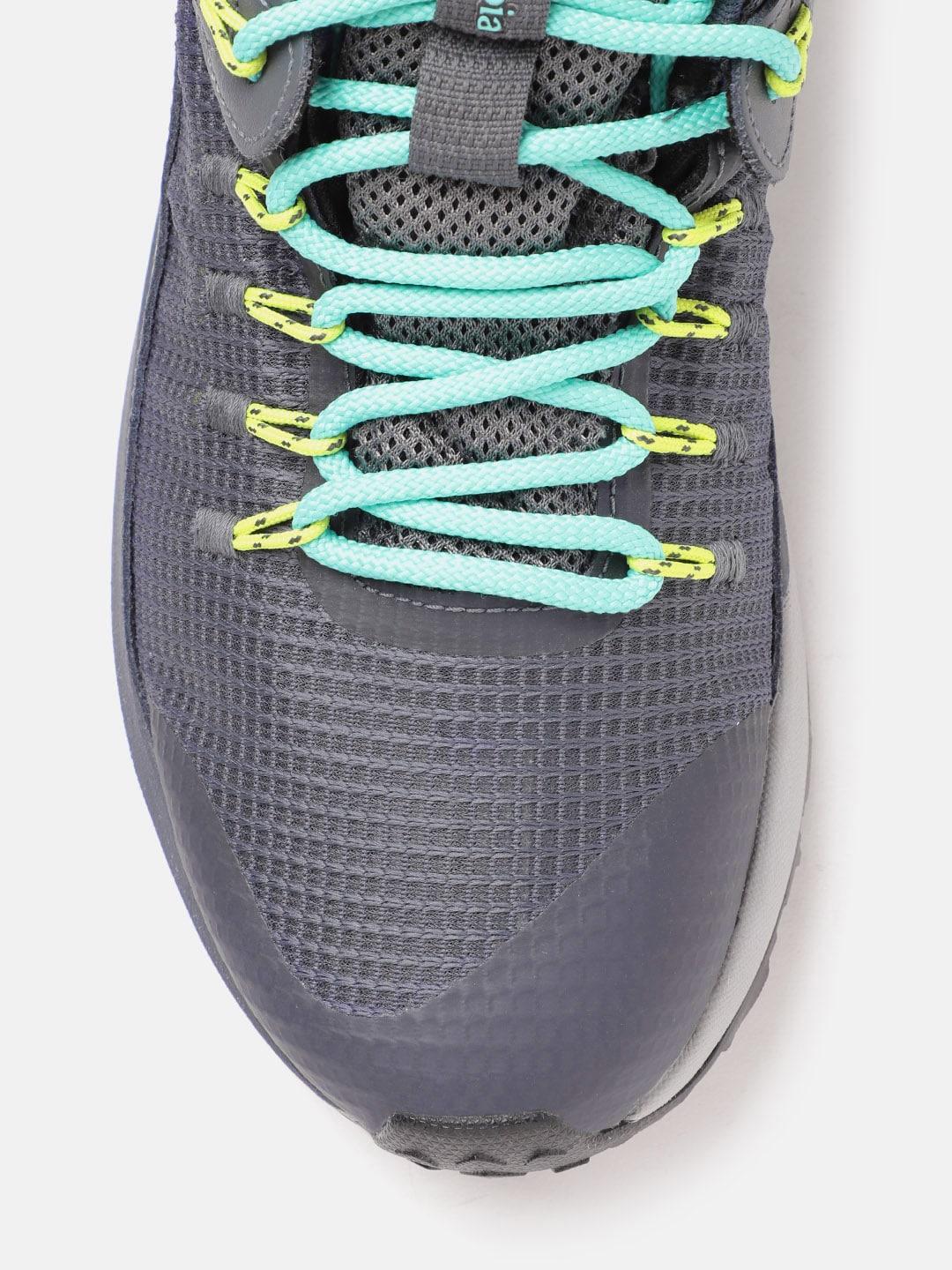 A Women Wearing Columbia Women Grey TRAILSTORM WATERPROOF