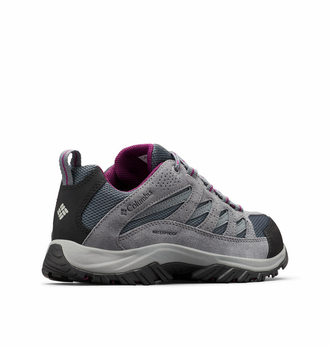 Columbia Women Grey Omni-Tech Crestwood Low Shoes (Waterproof)