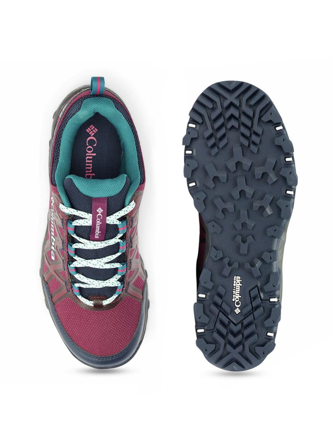 A Women Wearing Columbia Women Purple PEAKFREAK X2 OUTDRY