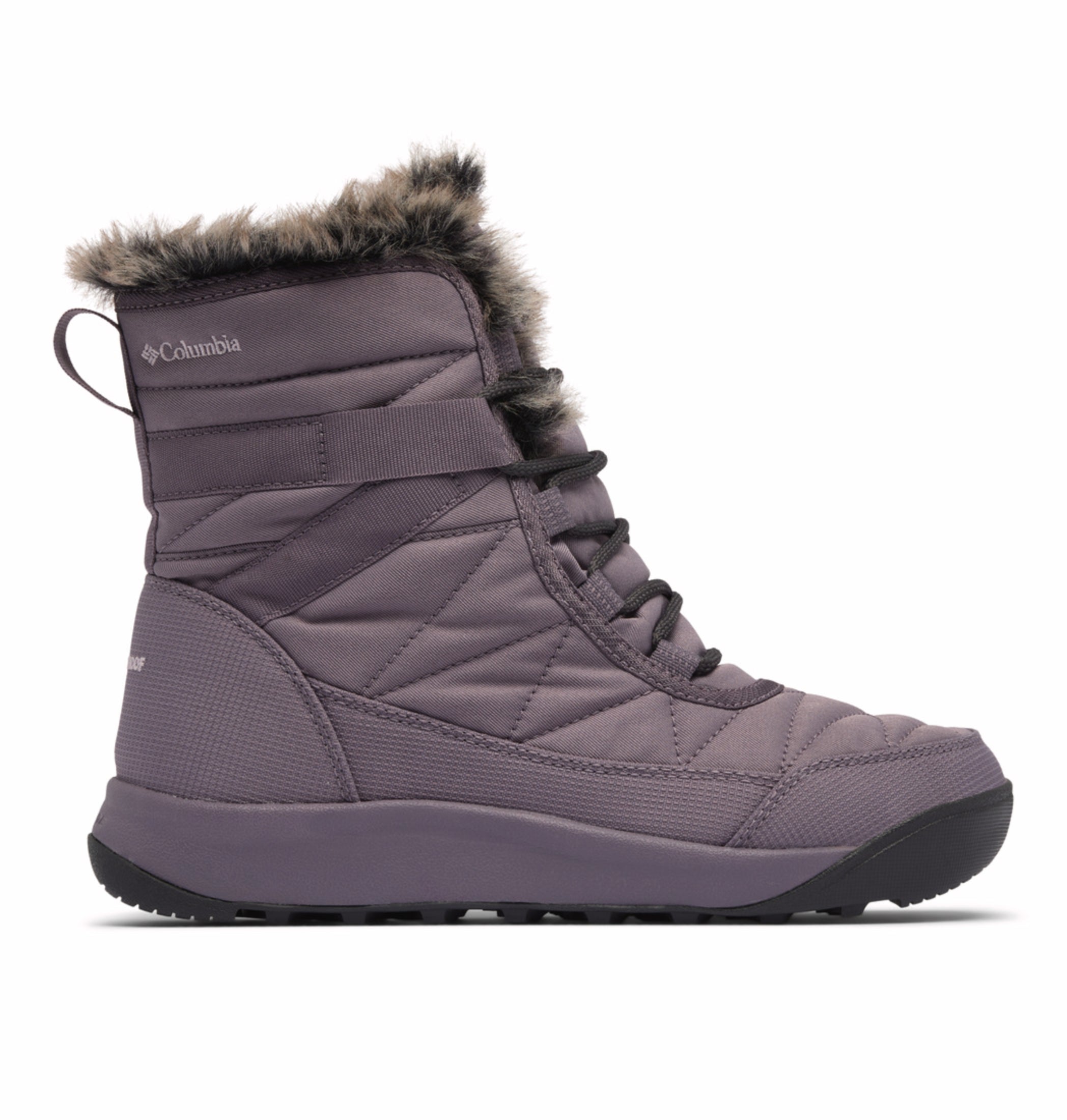 Columbia Women Purple OmniHeat Reflective Minx Shorty IV Waterproof Sn