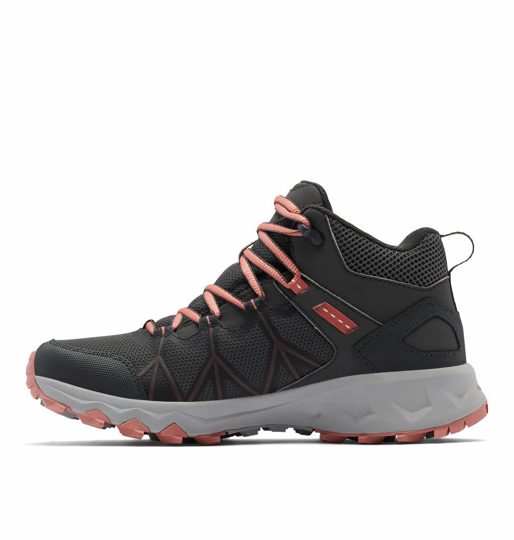 A Women Wearing Columbia Women Grey PEAKFREAK II MID OUTDRY
