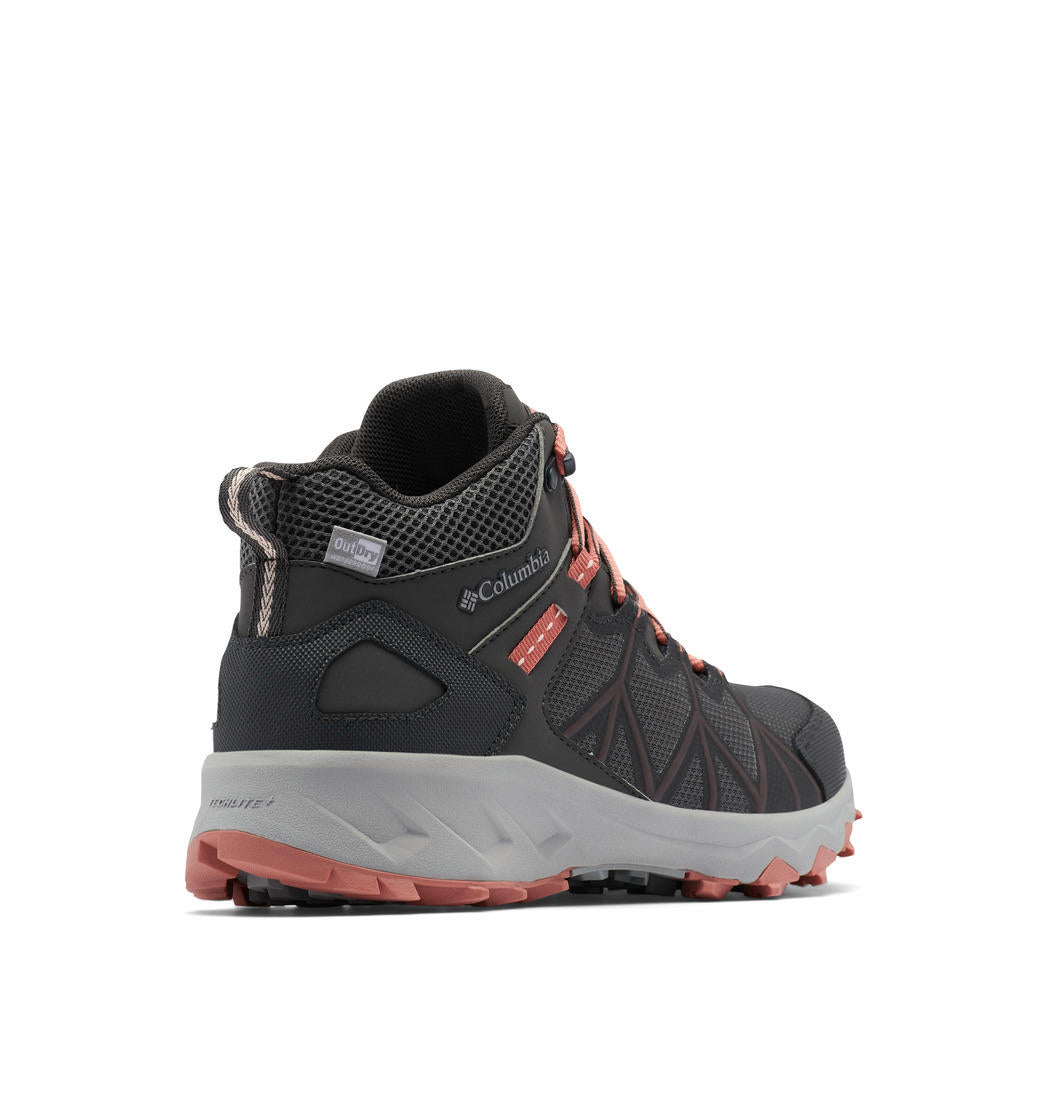 A Women Wearing Columbia Women Grey PEAKFREAK II MID OUTDRY