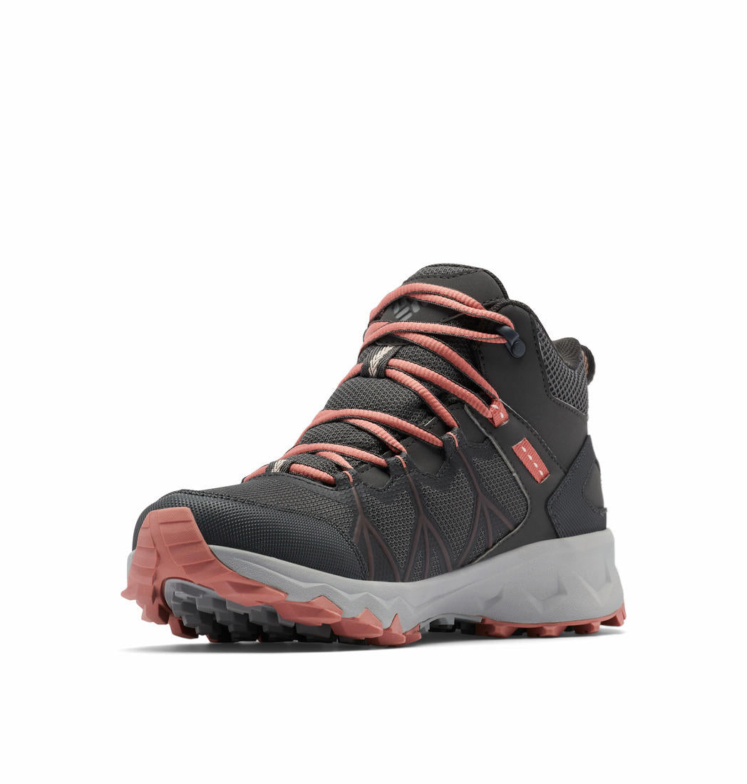 A Women Wearing Columbia Women Grey PEAKFREAK II MID OUTDRY