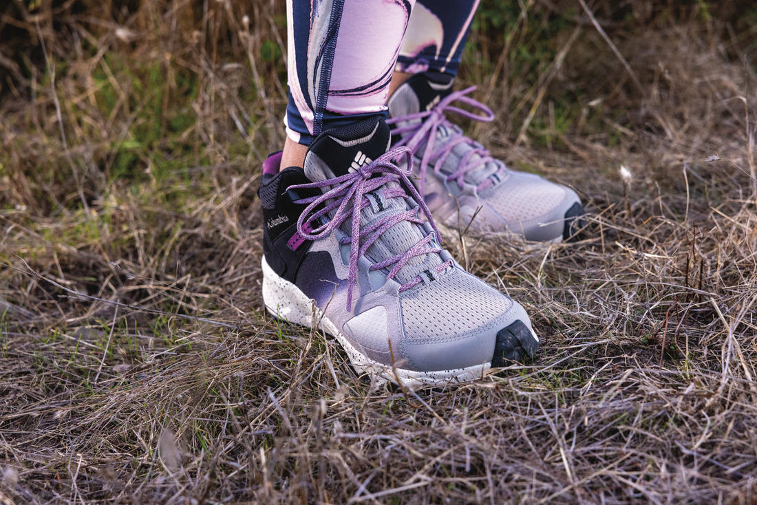 Columbia Women Grey OutDry Peakfreak Hera Mid Shoes (Fully Waterproof)