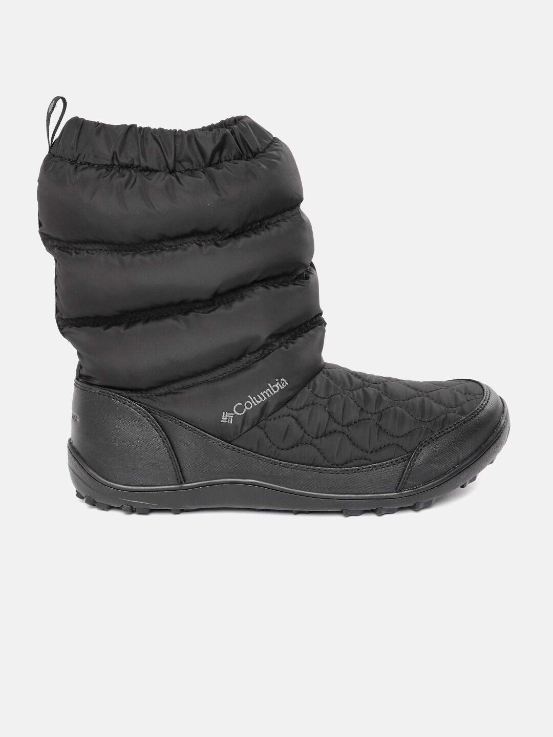 A Women Wearing Columbia Women Black MINX SLIP IV