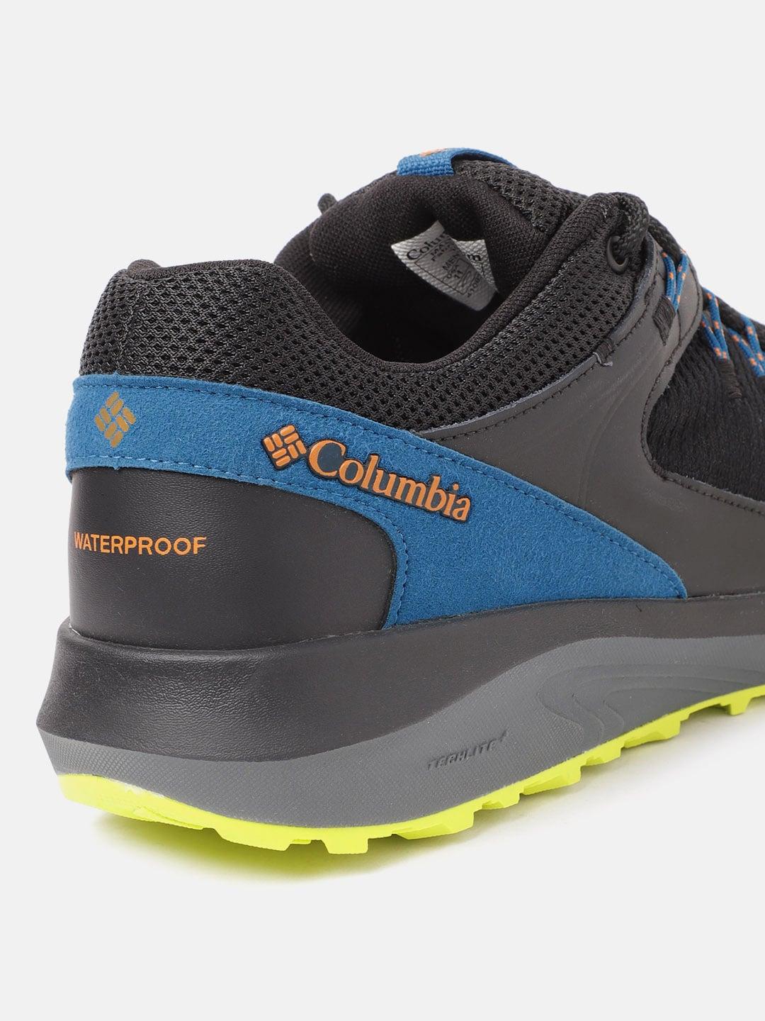 A Men Wearing Columbia Men Black TRAILSTORM WATERPROOF