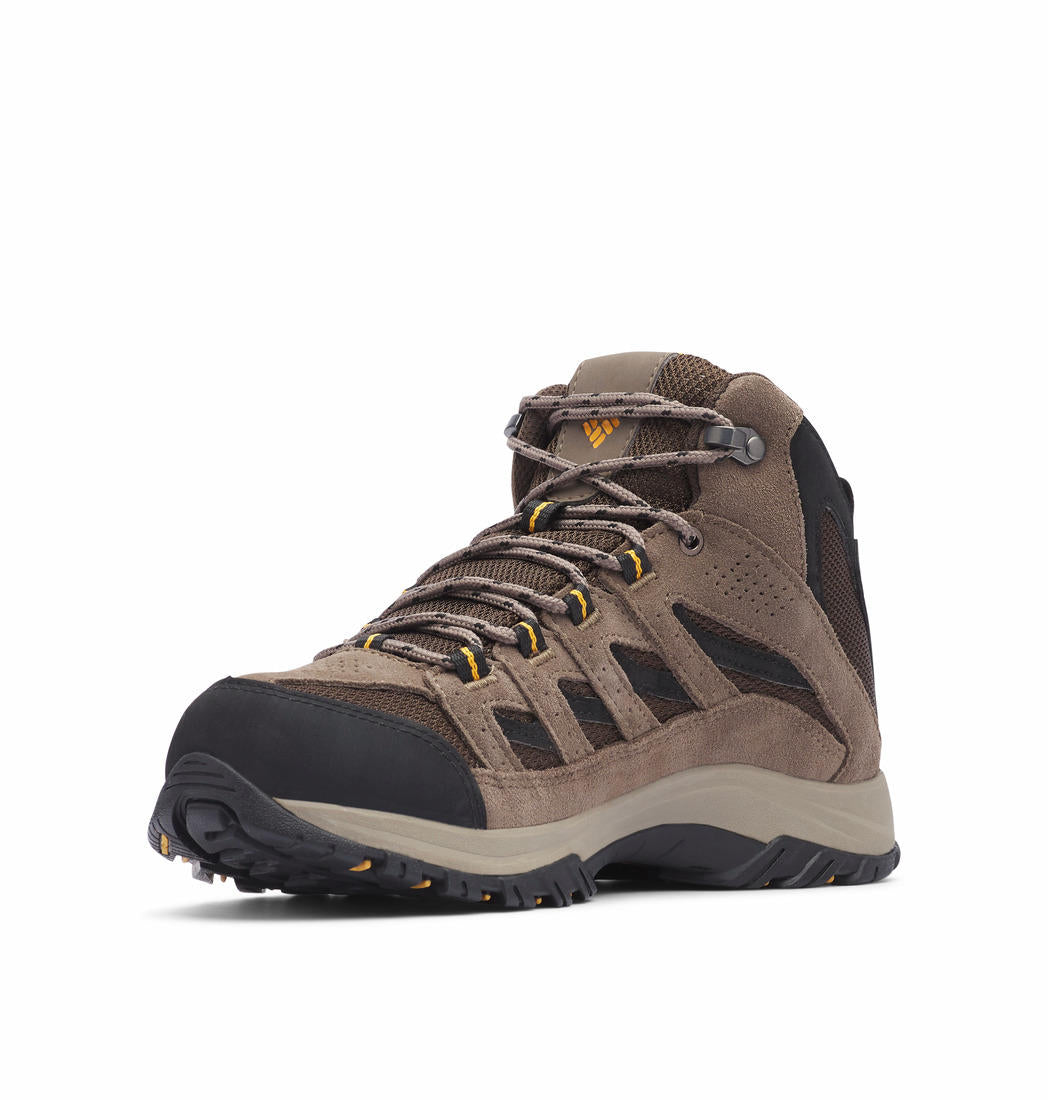 A Men Wearing Columbia Men Brown CRESTWOOD MID WATERPROOF