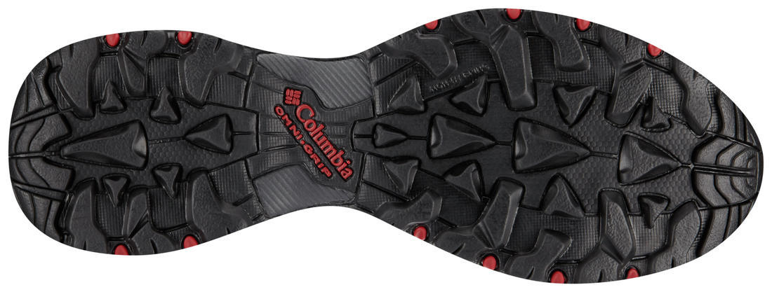 Columbia Men Grey Omni-Grip North Plains II Low Shoes