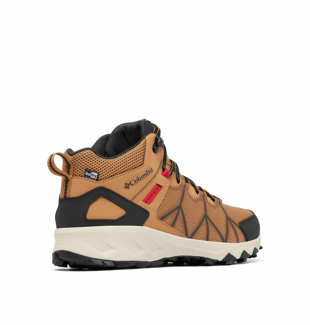 Columbia Men’s Brown OutDry Peakfreak II Mid Waterproof Hiking & Trekking Shoes