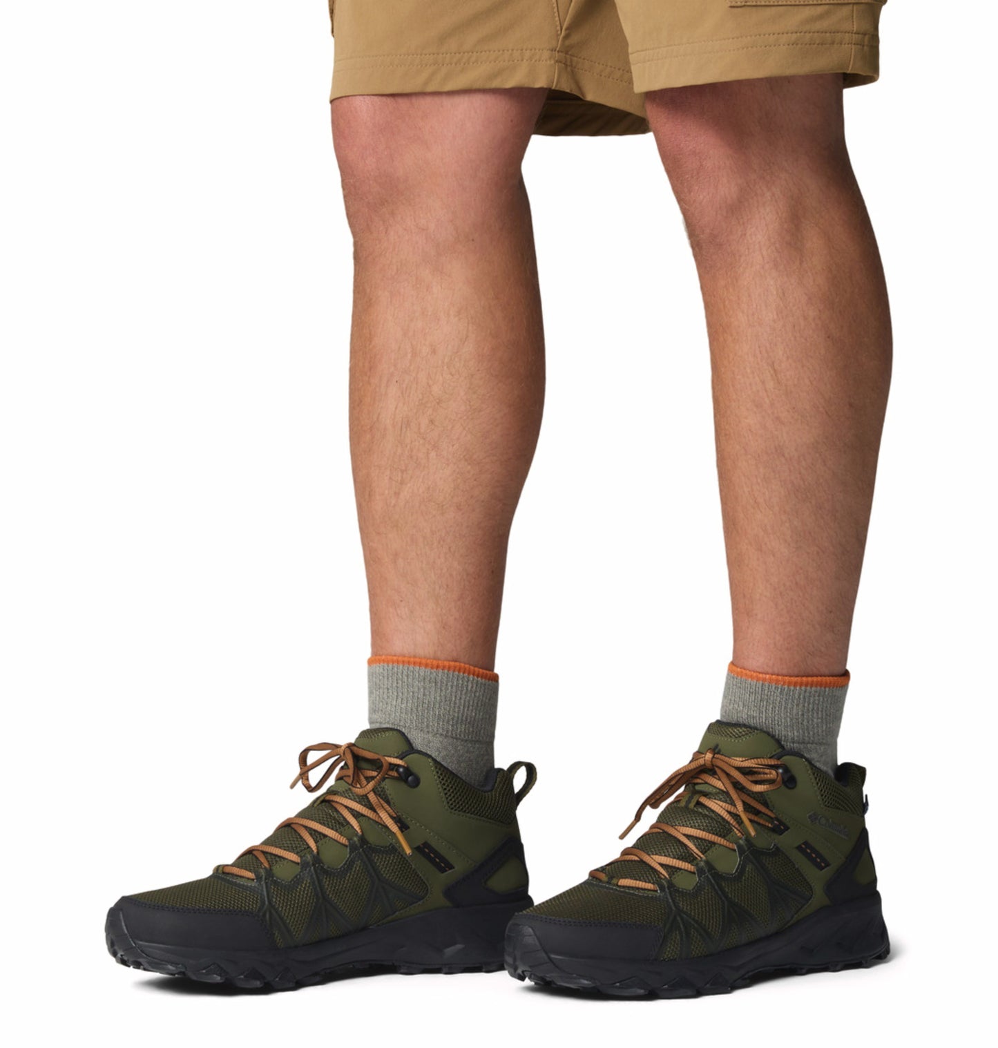 Columbia Men’s Olive Green OutDry Peakfreak II Hiking Shoes Fully Waterproof